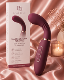 Massageador Flexível com 10 Modos de Vibração